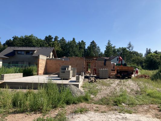 Technický dozor stavebníka pro novostavbu rodinného domu, Provodín (2020)