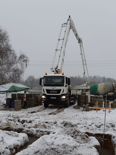 Stavbyvedoucí pro základovou desku novostavby rodinného domu, technický dozor stavebníka pro vrchní část rodinného domu – montovaná dřevostavba, Liberec - Doubí (2021)