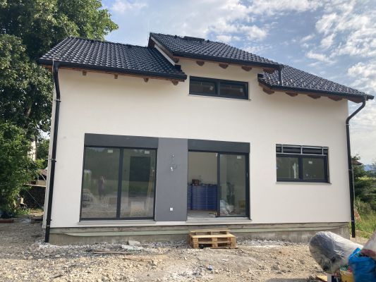 Stavbyvedoucí pro základovou desku novostavby rodinného domu, technický dozor stavebníka pro vrchní část rodinného domu – montovaná dřevostavba, Liberec - Doubí (2021)