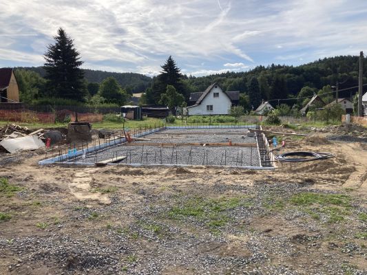 Projekt a stavbyvedoucí novostavby rodinného domu, Jablonné v Podještědí (2022)