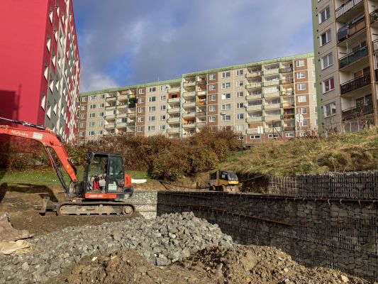 Technický dozor stavebníka opěrné zdi, Česká Lípa (2024)